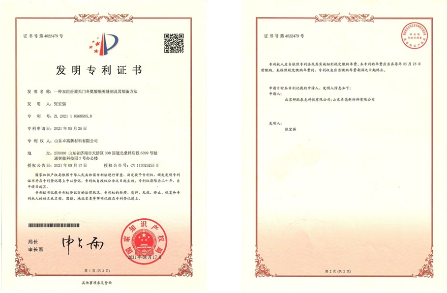 卓高伴侣聚脲美缝